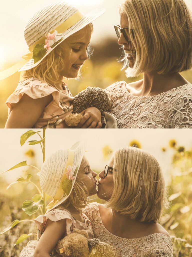 "We love sunflowers!"