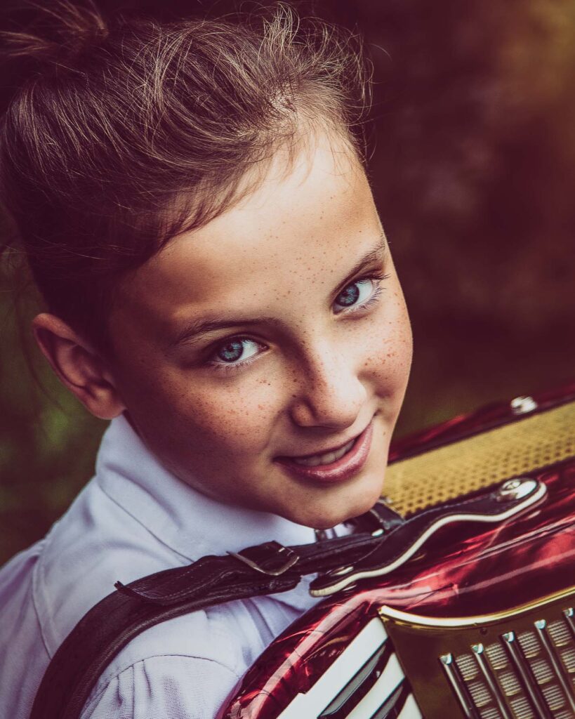 "I also play the piano, but accordion is my favourite"